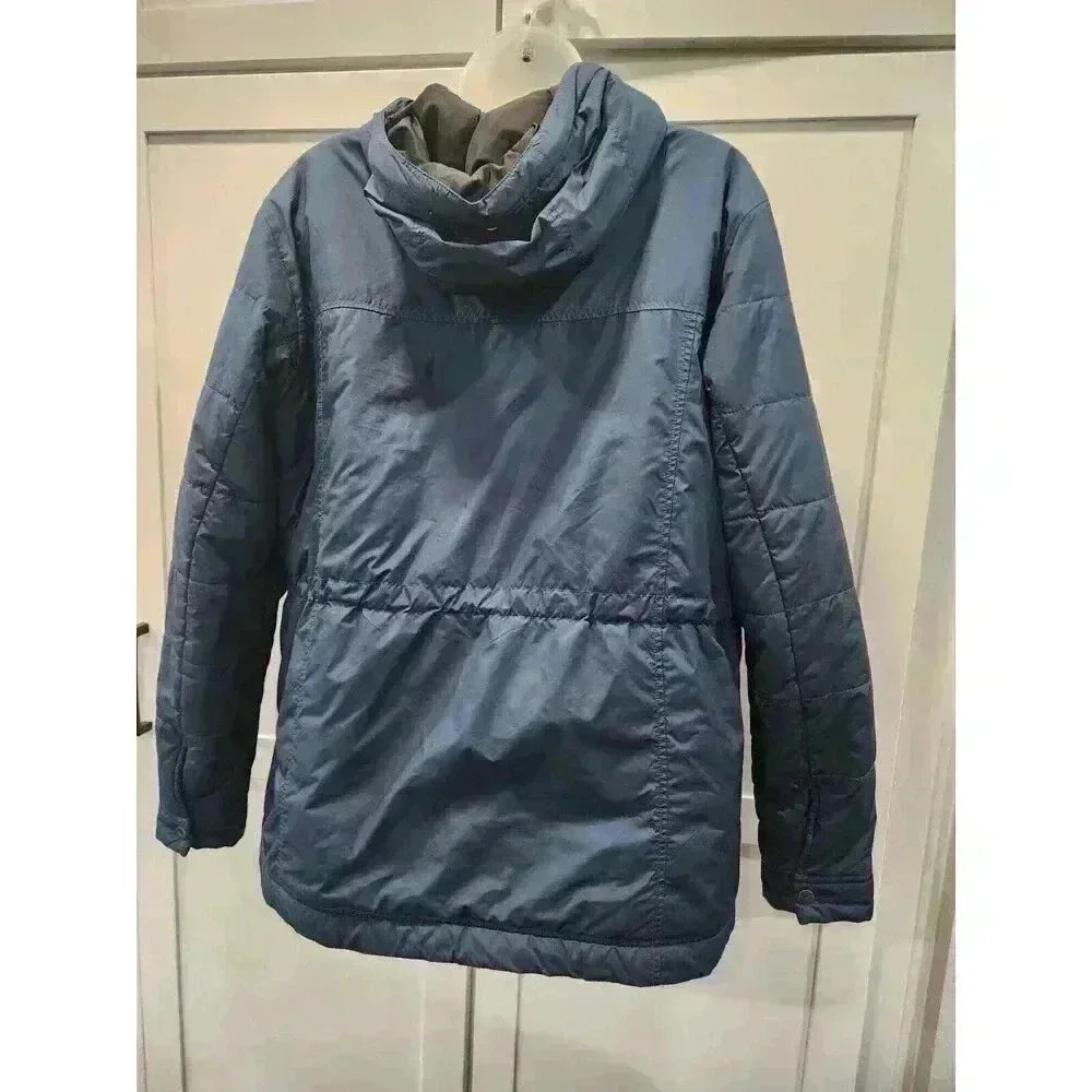 Columbia Windbreaker Jacket Women's XL Navy Blue Adjustable Waist Lightweight - Picture 2 of 5